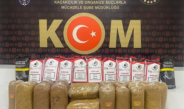 U1 noktasında operasyon: 150 Kg kaçak tütün ele geçirildi!