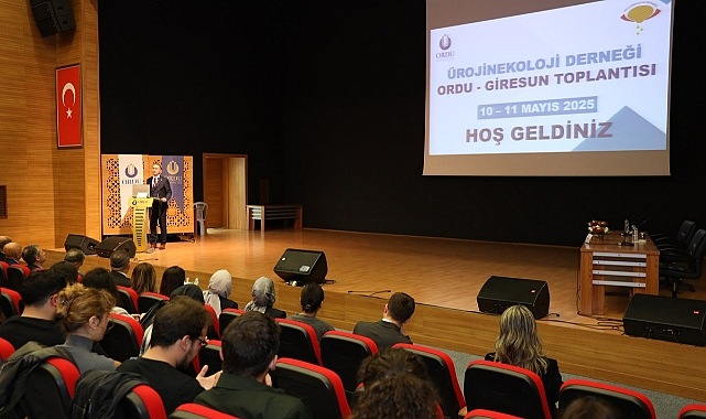 Kadın sağlığı için bilimsel iş birliği: Ürojinekoloji toplantısı Ordu'da yapıldı