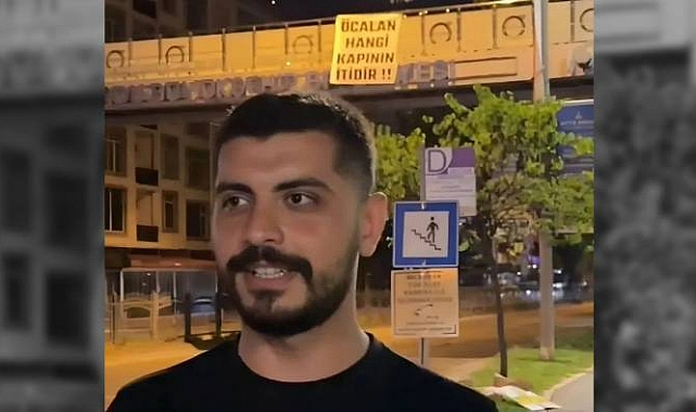 Ordu'da üstgeçite  "Öcalan Hangi Kapının İtidir?" pankartı asıldı