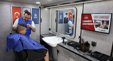 Altınordu'da mobil kuaför yollarda