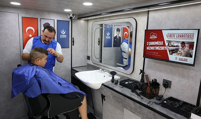 Altınordu'da mobil kuaför yollarda