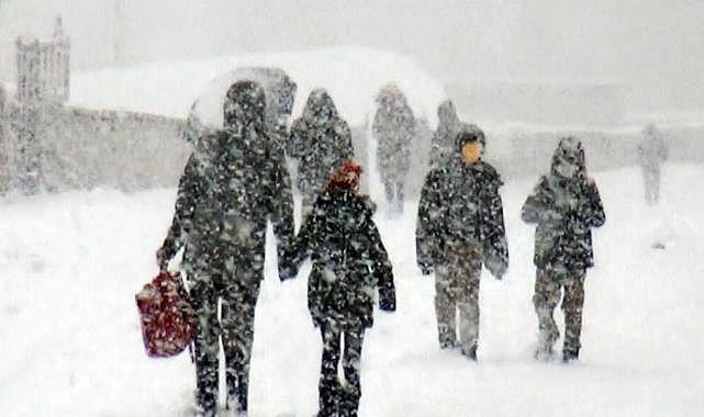 Ordu'da kışın ilk kar tatili Akkuş ve Çaybaşı ilçelerinden geldi