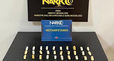 Ordu’da Midesinde 40 Kapsülle 407 Gram Metamfetaminle Yakalandı!