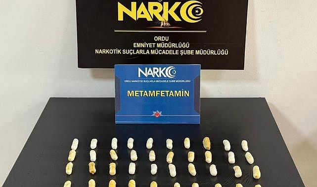 Ordu’da Midesinde 40 Kapsülle 407 Gram Metamfetaminle Yakalandı!