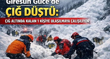 Giresun Güce'de çığ faciası: Çoban çığ altında kaldı