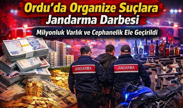 Ordu'da organize suçlara büyük darbe: Milyonluk malvarlığına el konuldu
