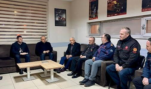 Yeni Yıla Görev Başında Giren Kahramanlara Moral Ziyareti
