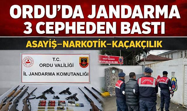 Asayiş–Narkotik–Kaçakçılık: Jandarmadan sert darbe