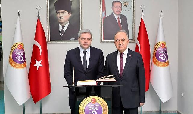 Büyükelçi Archil Kalandia Ordu Valiliği’nde ağırlandı