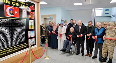 Karşıyaka Ortaokulu'na Şehit Bilgin Çelenk'in ismi verildi