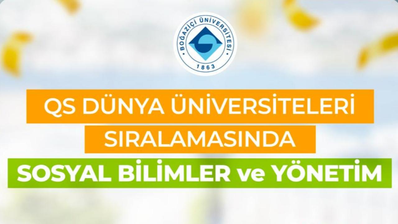 Boğaziçi Üniversitesi Yükselişini Sürdürüyor