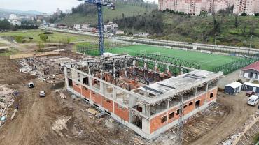Eskipazar Spor Kompleksinin İnşası Sürüyor