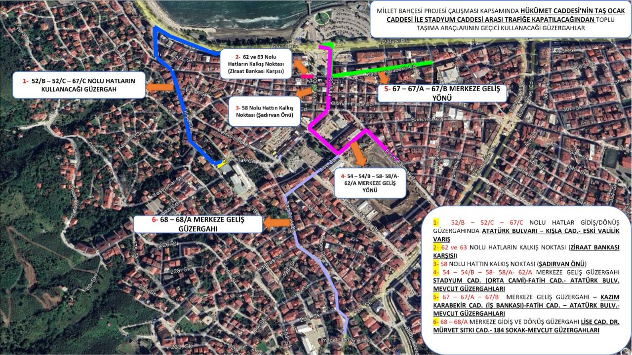 Hükümet Caddesi’nde Trafik Düzenlemesi: 1,5 Ay Sürecek Kapanma