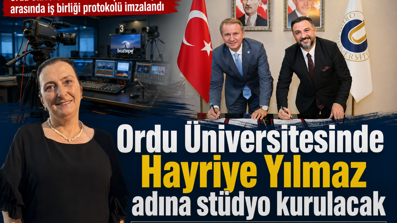 Ordu Üniversitesinde Hayriye Abla adına stüdyo kurulacak