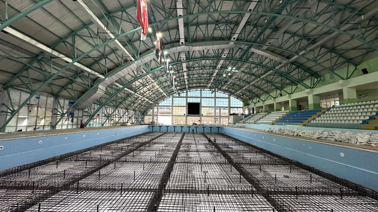 Olimpik Havuzda Çalışmalar Hızlandı