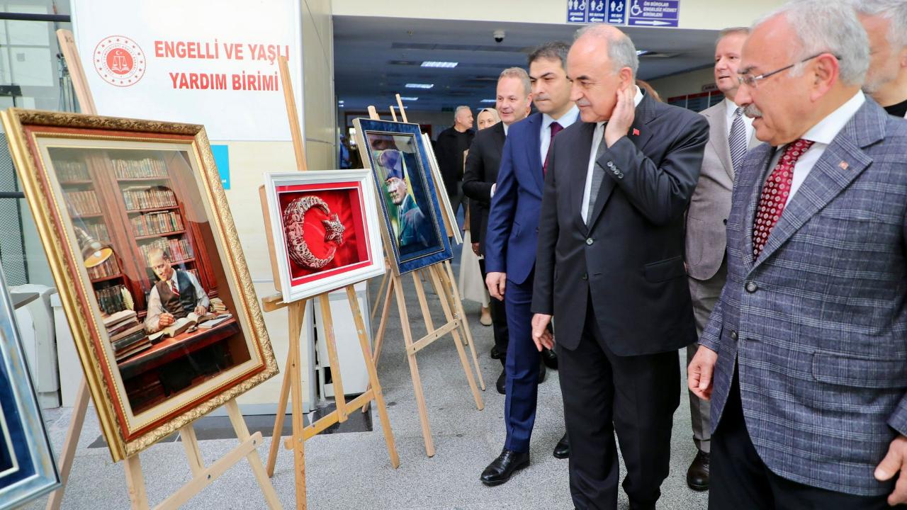 Ordu'da Hükümlülerin Ürettiği El Emeği Ürünler Sergilendi