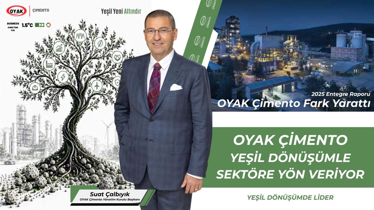 OYAK Çimento’dan Yeşil Dönüşüme 3,49 Milyar TL’lik Yatırım